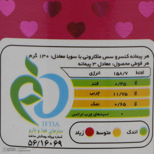 کنسرو سس ماکارونی - Image 2